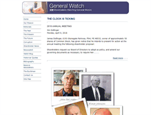 Tablet Screenshot of generalwatch.com